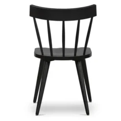 Poly And Bark Hava, Solid Wood Spindle-Back Windsor, Dining Chair - Black -Poly and Bark f961f3d8 bc7a 4ba0 9e3d c39200ceb375