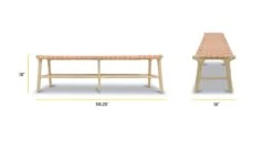 Banda Teak & Leather Bench 30 Banda Teak & Leather Bench -Poly and Bark w50GJYL4a8aAjYyaqaRjQ9wJfRXhV30sLmnH8koZZco