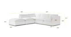 5-Seat Davos Modular Chaise Sectional 32 5-Seat Davos Modular Chaise Sectional -Poly and Bark wViDZsThgw4boPA2jldHF9O5CYtO0b1zouyF5yBIMeE