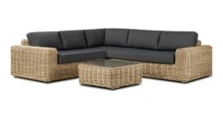 Poly and Bark 25 Puglia Corner Sectional Set With Coffee Table