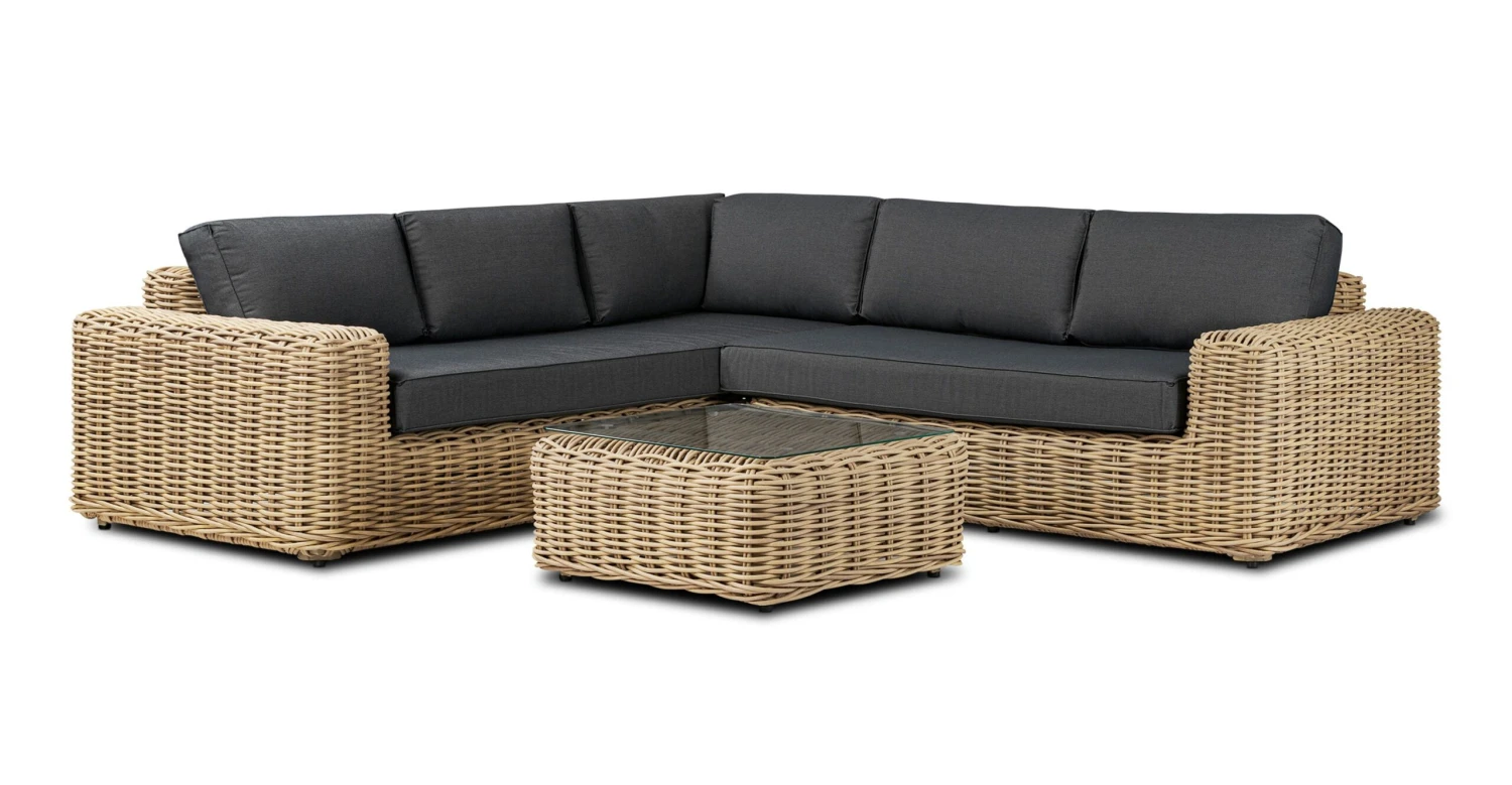 Puglia Corner Sectional Set With Coffee Table 1 Puglia Corner Sectional Set With Coffee Table