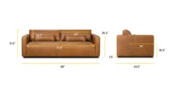 Dema 90" Sofa -Poly and Bark zu3I6tqjnlsWIL4VwPPsbqMLx R6rsY r3Xc0JRpYCo scaled